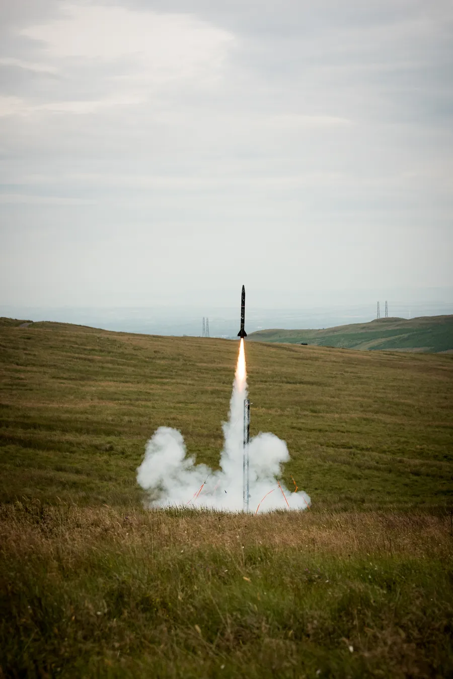 NEBULA leaving the rail on Fairlie Moor, Scotland, July 2022